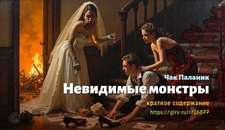 Невидимые монстры, Паланик, краткое содержание Чак Паланик Читать краткий пересказ книги Чака Паланика «Невидимые монстры».