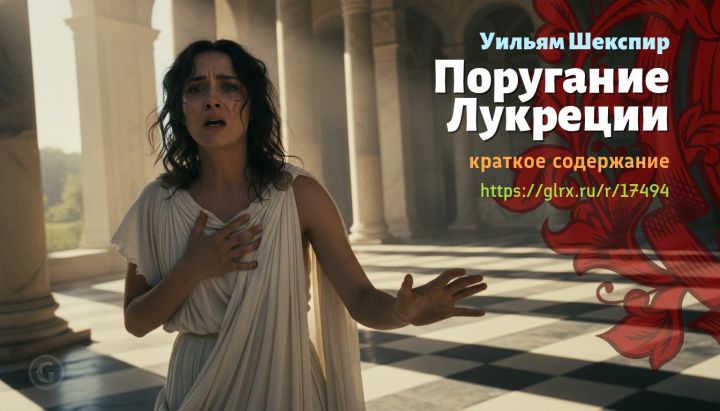 Поругание Лукреции, Шекспир, краткое содержание Уильям Шекспир Читать краткий пересказ книги Уильяма Шекспира «Поругание Лукреции».