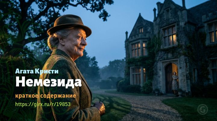 Немезида, Кристи, краткое содержание Агата Кристи Читать краткий пересказ книги Агаты Кристи «Немезида».