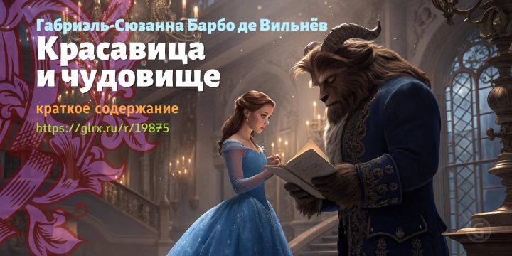 Красавица и чудовище, Барбо де Вильнёв, краткое содержание Габриэль-Сюзанна Барбо де Вильнёв Читать краткий пересказ книги Габриэль-Сюзанны Барбо де Вильнёв «Красавица и чудовище». Красавица и чудовище, Барбо де Вильнёв, краткое содержание Габриэль-Сюзанна Барбо де Вильнёв Читать краткий пересказ книги Габриэль-Сюзанны Барбо де Вильнёв «Красавица и чудовище».
